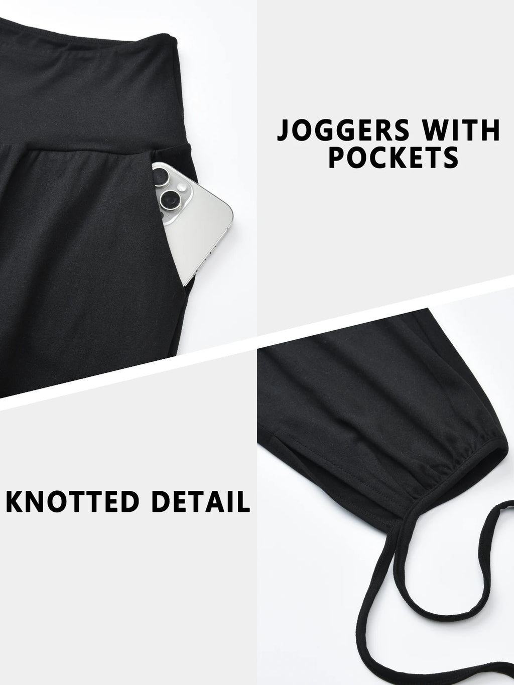 Women's Loose Yoga Jogger Pants with Pockets