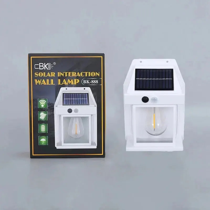 Solar Motion Sensor Wall Light – 3 Modes, IP65 Waterproof, LED Outdoor Lamp