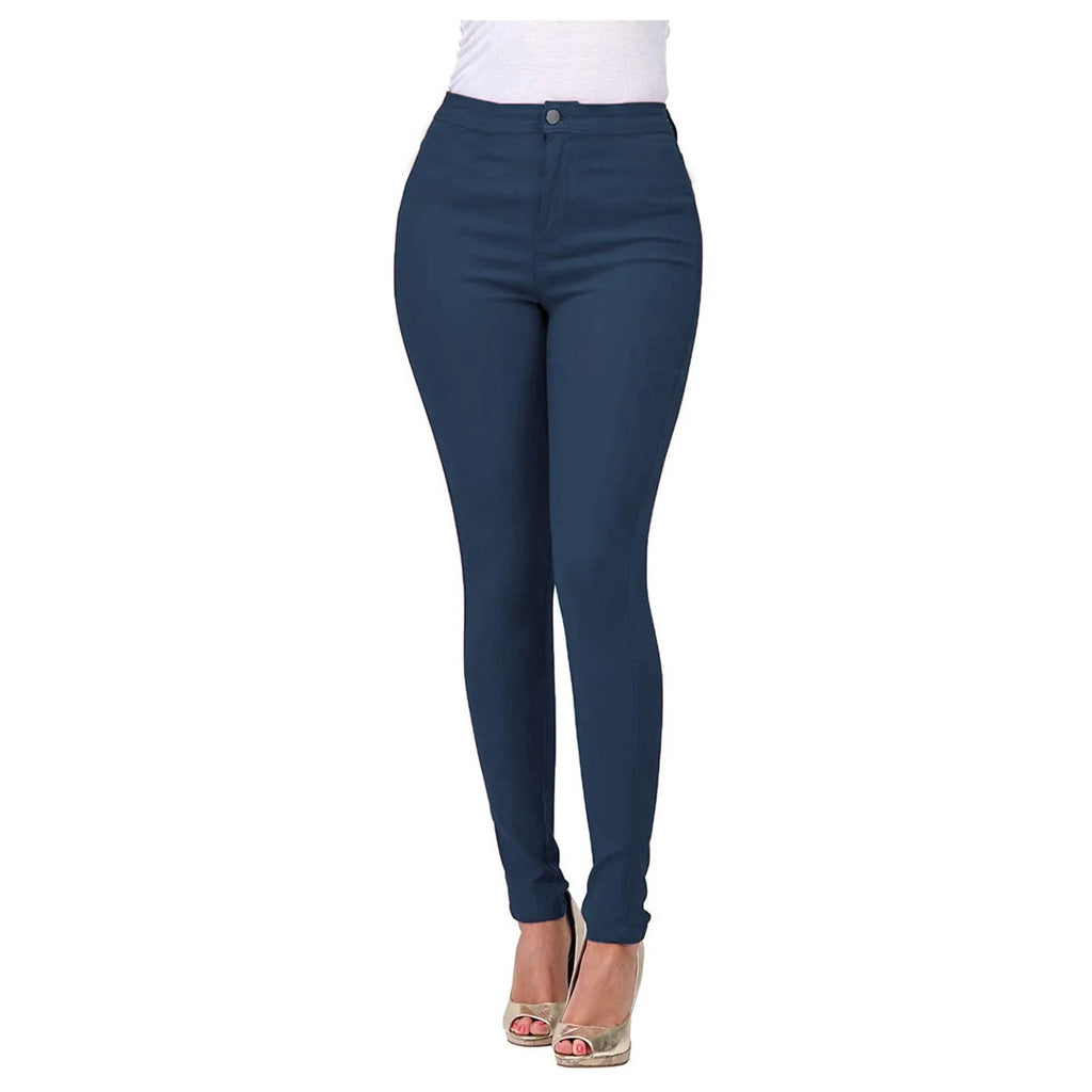 High Waist Slim Fit Stretch Jeans – 7 Colors