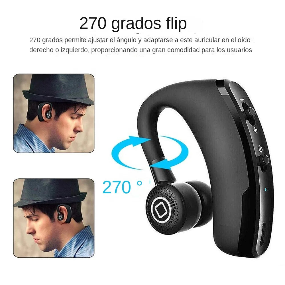 V9 Wireless Business Earhook Headset | Bluetooth Noise Reduction with Mic