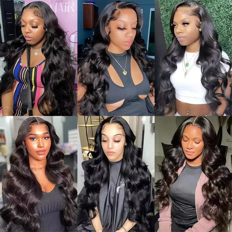 Raw Peruvian Body Wave Lace Front Wig — 250% Density Brazilian Remy Human Hair