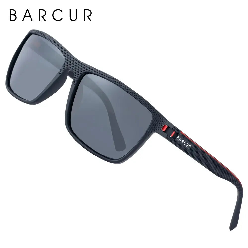 BARCUR TR90 Polarized Sunglasses – UV400 Lightweight Sport Frame