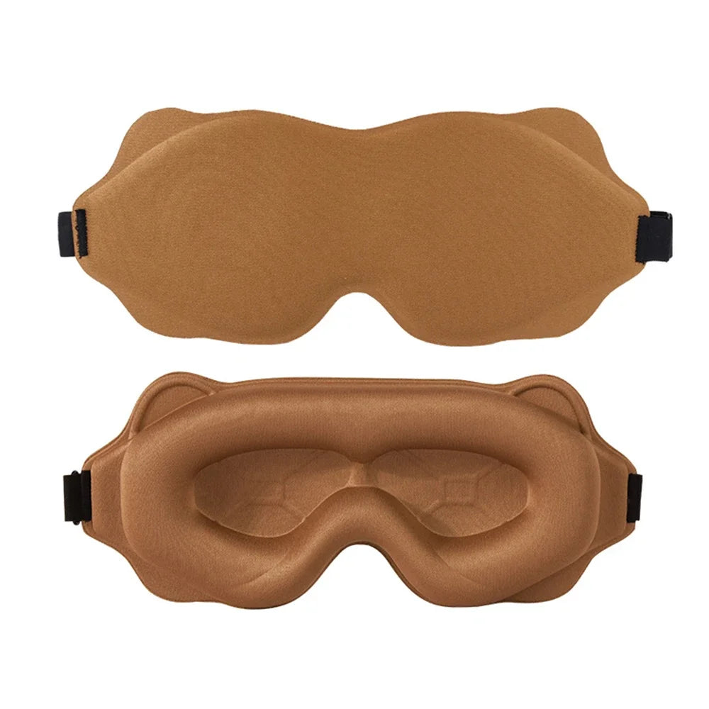 3D Contour Sleep Mask – Soft Padded Blackout Eye Mask