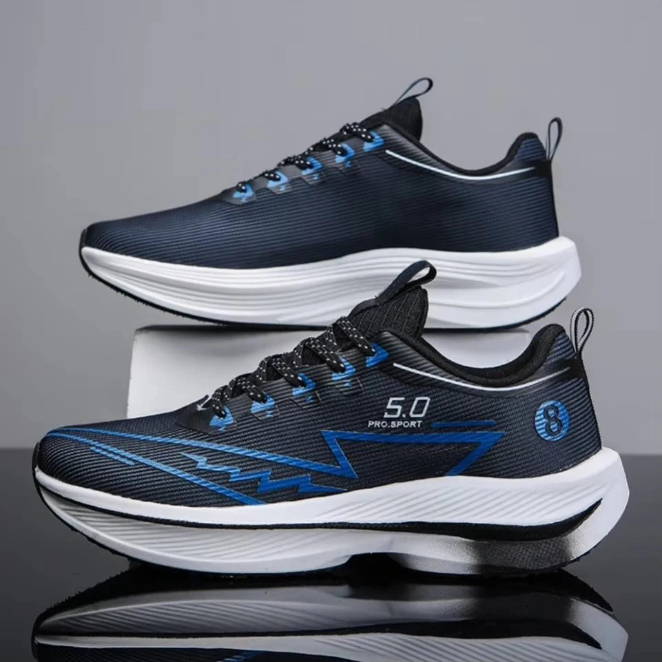 Men's Carbon Plate Running Shoes | Soft Cushion Anti-Slip Unisex Sneakers