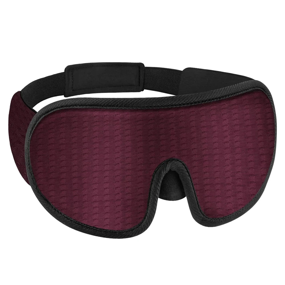 Unisex 3D Contour Sleep Eye Mask – 100% Blackout for Side Sleepers