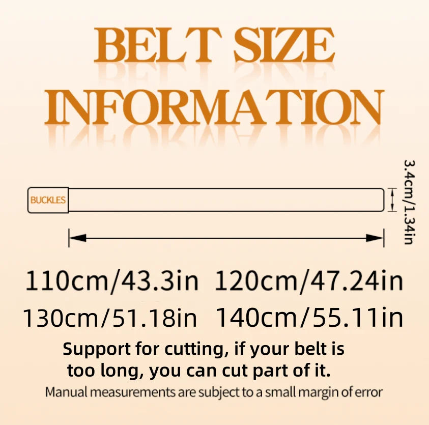 Men's Genuine Leather Automatic Buckle Belt | The Daily Drop