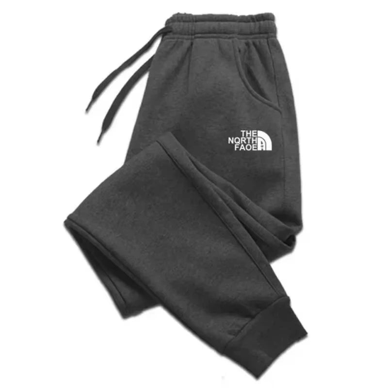 Printed Flannel Sweatpants – Unisex Casual Athletic Pants