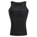 YBFDO Chaleco de compresión adelgazante para hombre, camiseta sin mangas, control de abdomen, para pérdida de peso, faja sin costuras