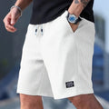 Men's Casual Beach Shorts – Breathable Textured Fabric, Sizes XS-XXL