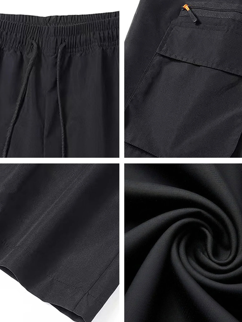 Unisex 3-Pack Multi-Pocket Cargo Pants