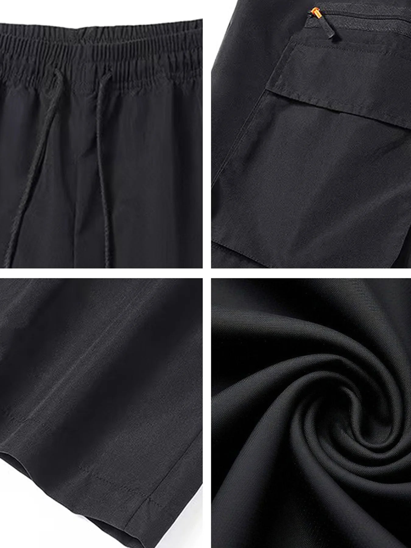 Unisex 3-Pack Multi-Pocket Cargo Pants