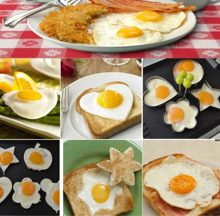 Stainless Steel Egg Mold & Pancake Ring Set