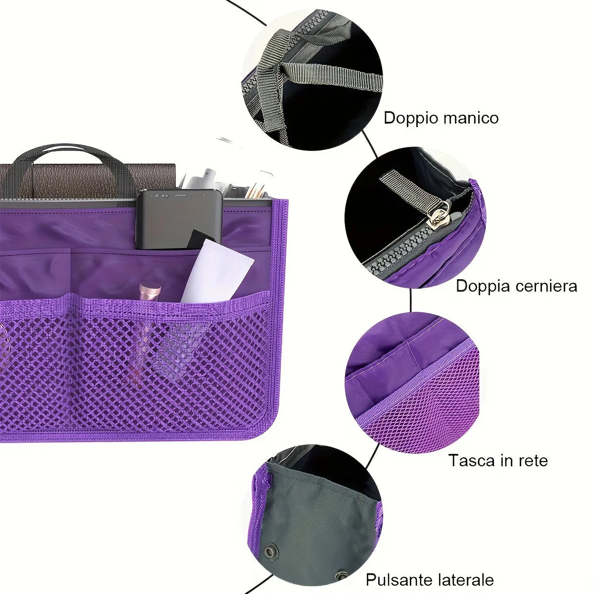 Bi-Fold Makeup & Toiletry Storage Bag