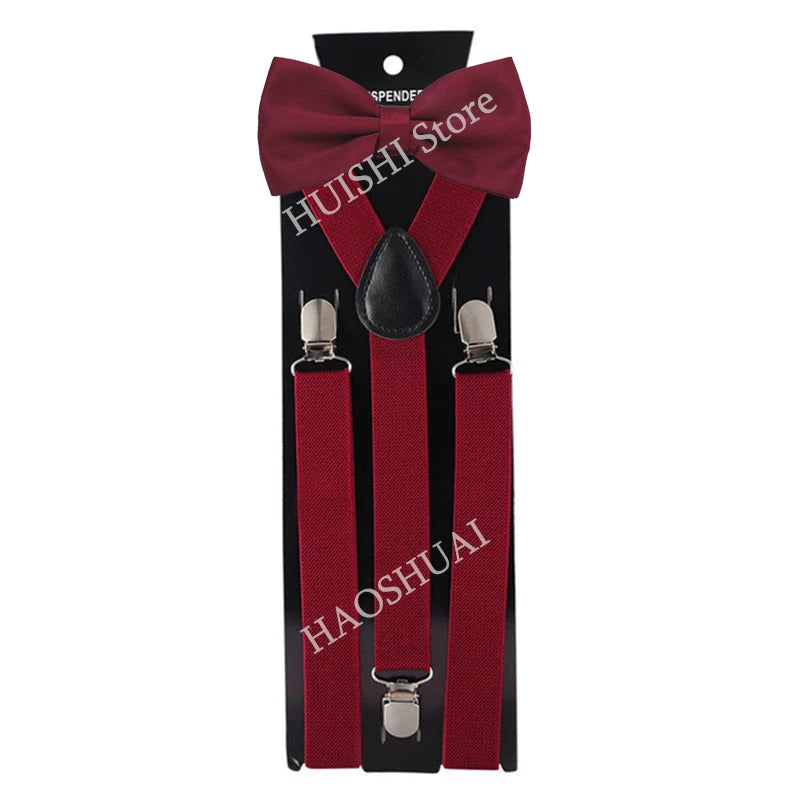 Unisex Elastic Suspenders with Bow Tie Option | The Daily Drop