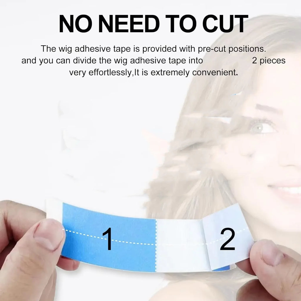 Double-Sided Wig Tape Strips — 36 Pack