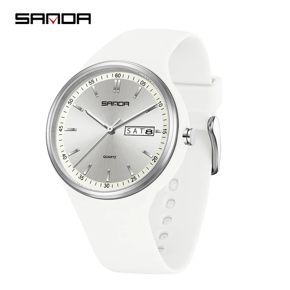 SANDA 6213 Women's Sport Digital Watch | Dual Calendar | Luminous | Water Resistant | 8 Colors