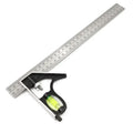 Combination Square & Angle Measuring Tool Set — Stainless Steel, 12" / 300mm
