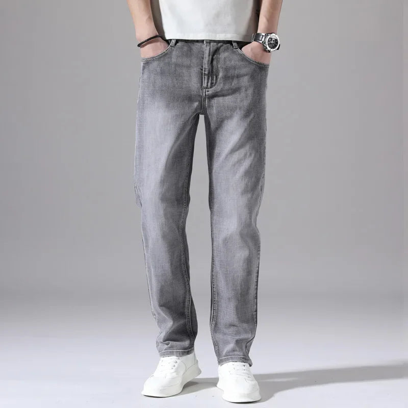 Unisex Cotton Stretch Slim Jeans
