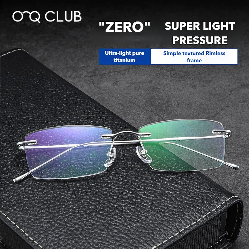 Gafas Graduadas sin Montura Ultraligeras de Titanio O-Q CLUB | Unisex