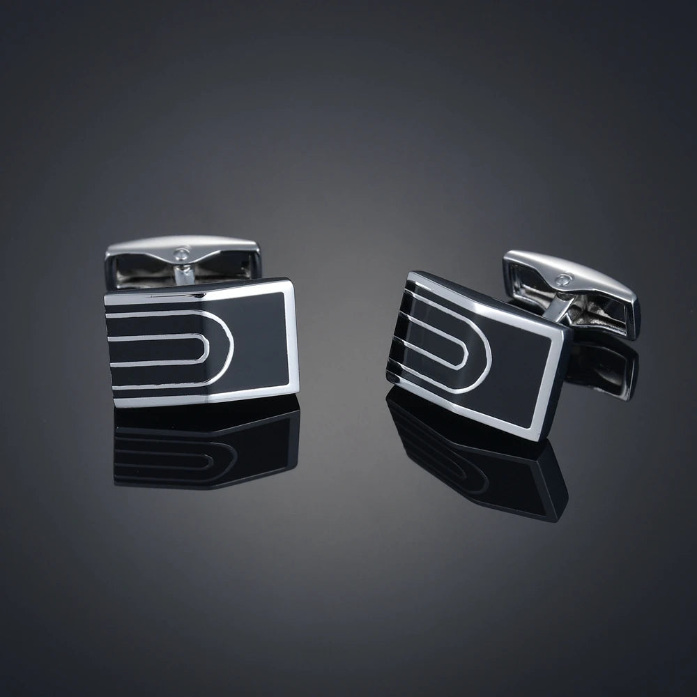 Gem & Enamel Craft Cufflinks | Unisex Decorative Shirt Accessories