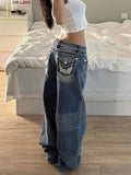 Y2K Baggy Cargo Jeans – Vintage Wash