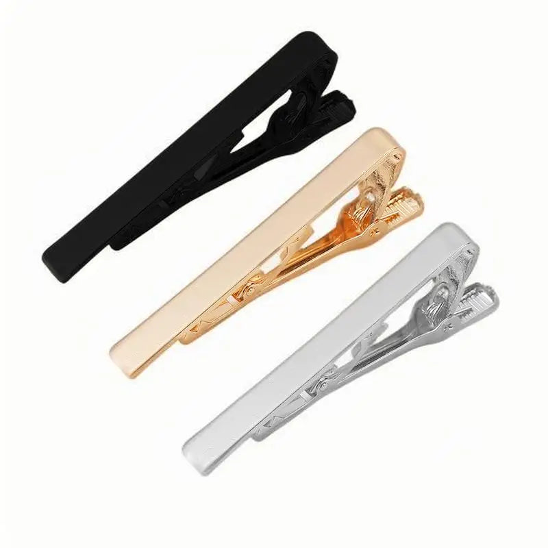 Slim Metal Tie Clip – Necktie Bar for Dress Shirts
