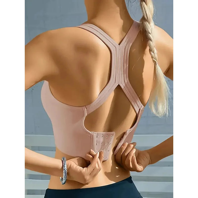 Women's Seamless Push-Up Yoga Sports Bra