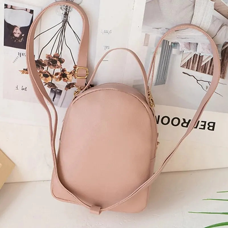Mini PU Fashion Backpack for Women