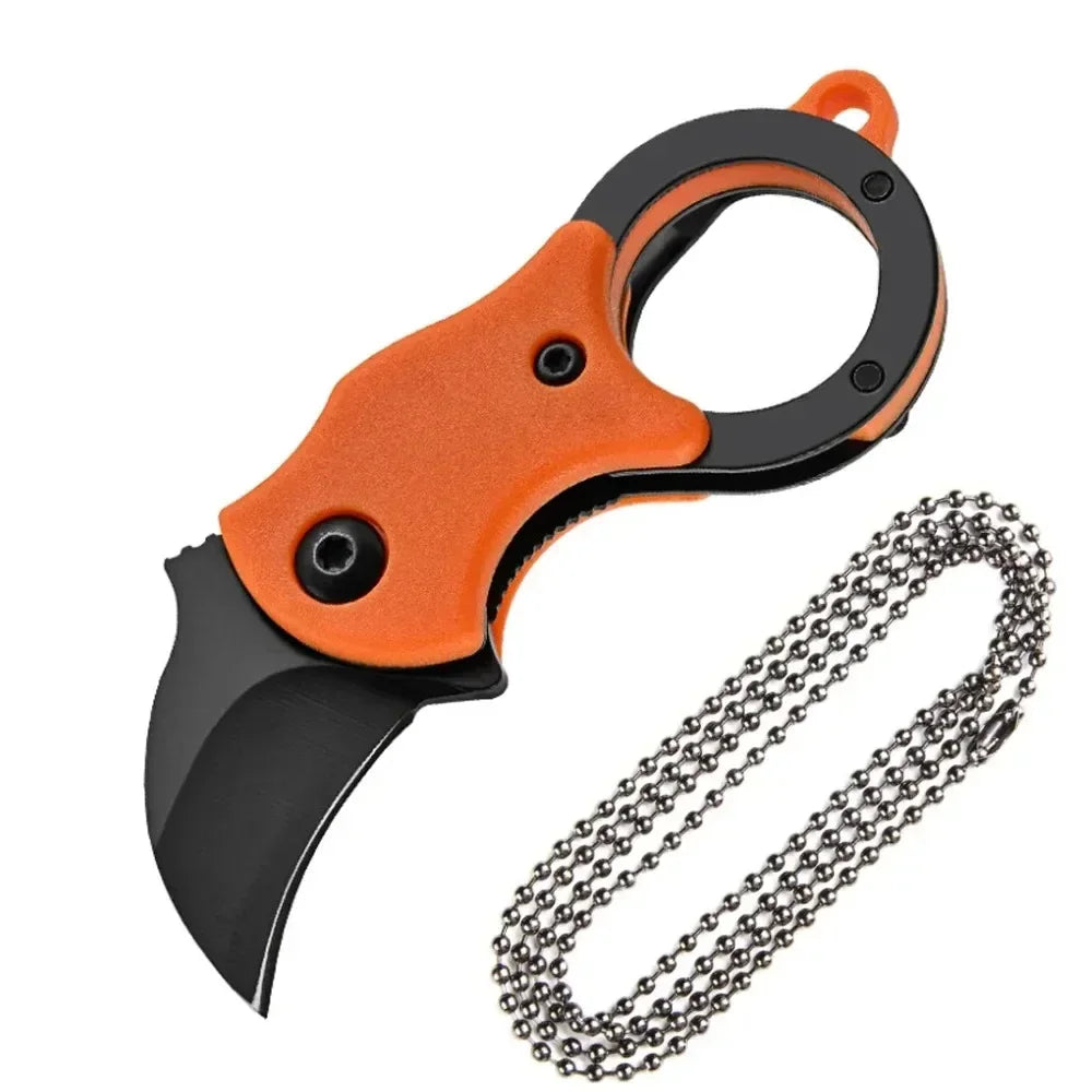 Mini Stainless Steel Keychain Pocket Knife — Portable EDC Multi-Tool