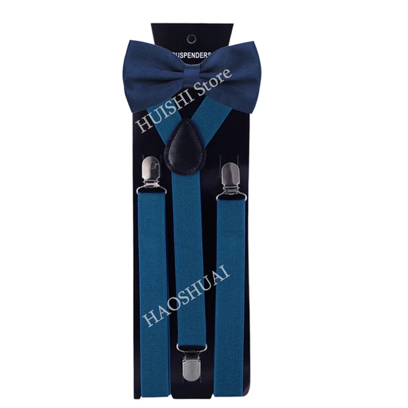 Unisex Elastic Suspenders with Bow Tie Option | The Daily Drop