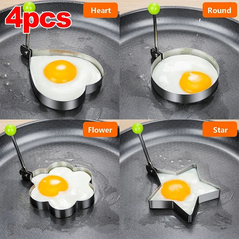 Stainless Steel Egg Mold & Pancake Ring Set