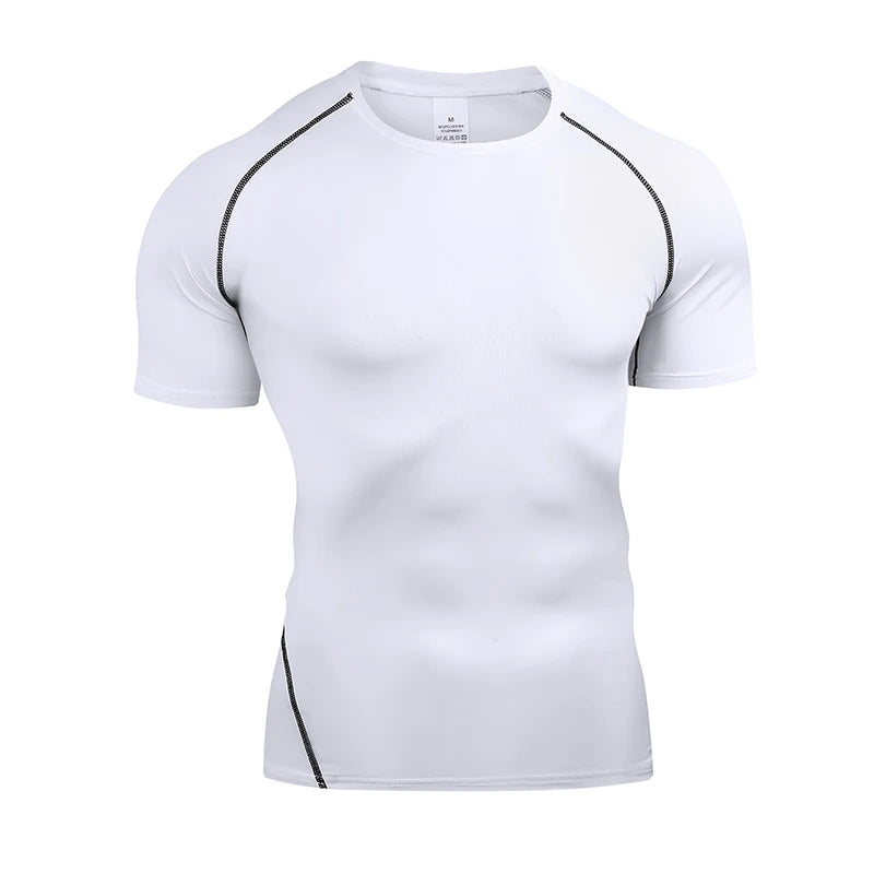 Men's Compression T-Shirt – Quick-Dry Athletic Gym & Running Top