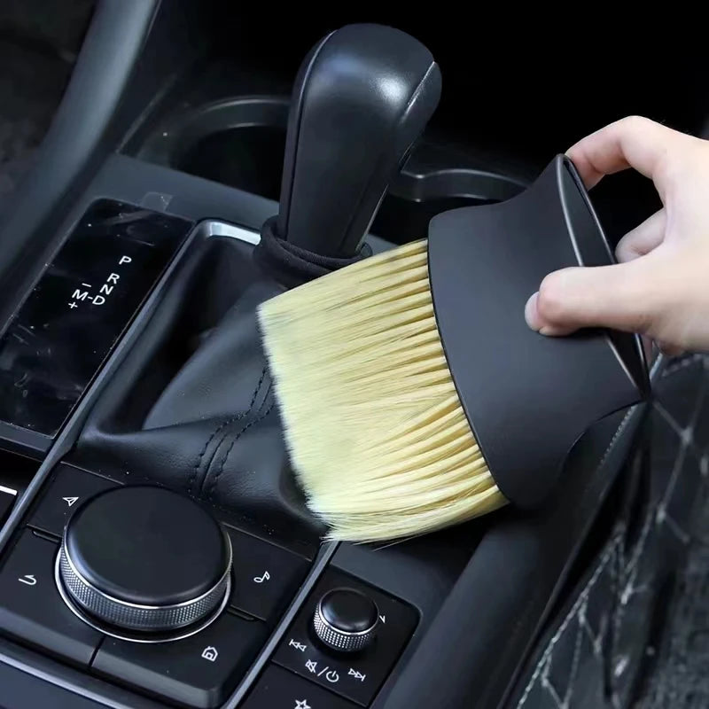 Car Interior Cleaning Brush – Soft Bristle Gap & Vent Duster.