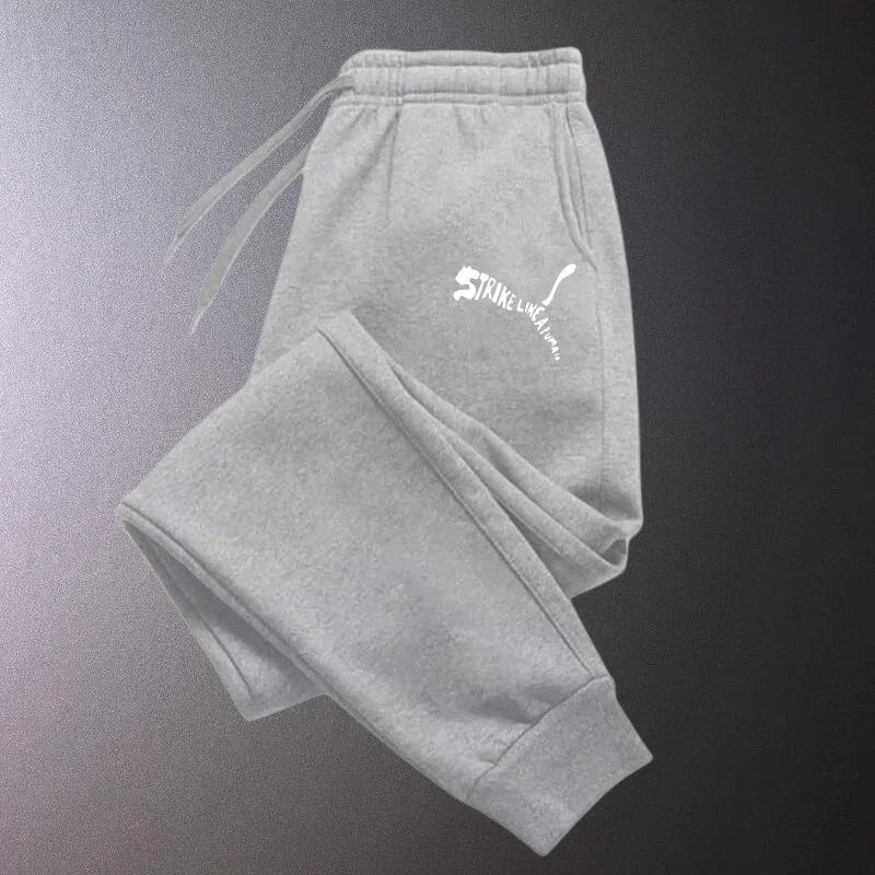 Italy Print Fleece Jogger Pants – Men’s Casual Athletic Sweatpants