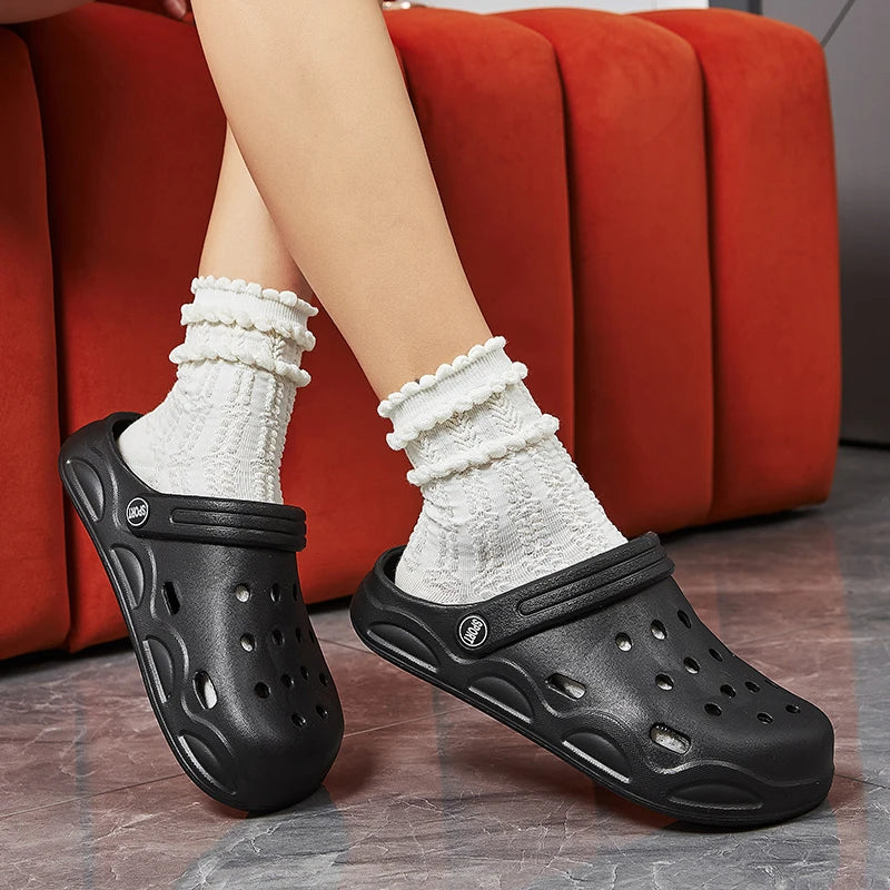 Women's Lightweight EVA Clog Sandals – Waterproof Anti-Slip Beach Slides
