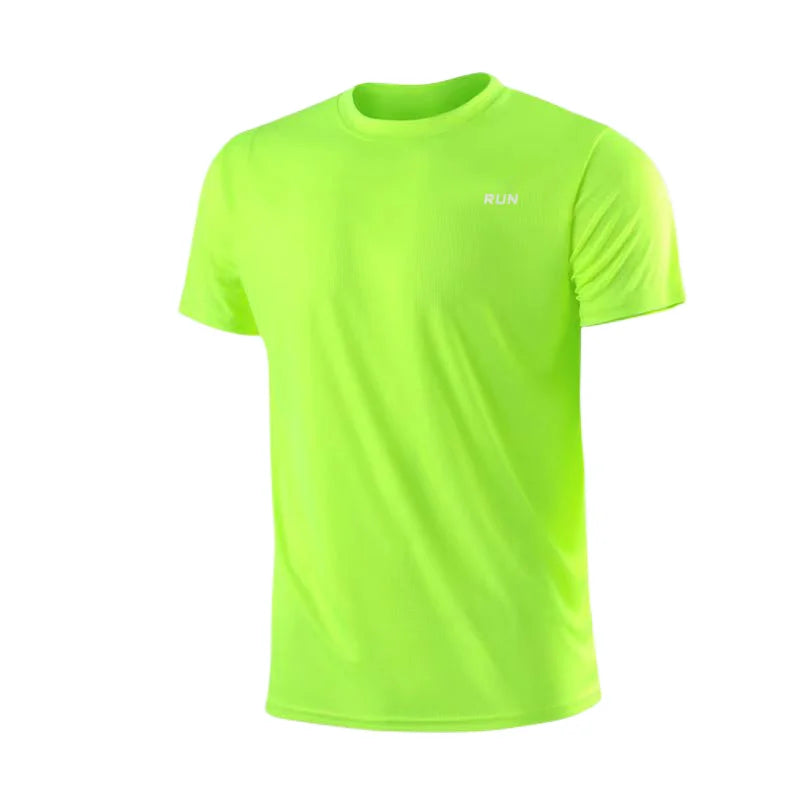 Men's Quick-Dry Athletic T-Shirt – Moisture Wicking, Gym & Running, Sizes M-4XL