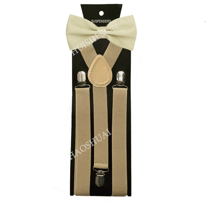 Unisex Elastic Suspenders with Bow Tie Option | The Daily Drop