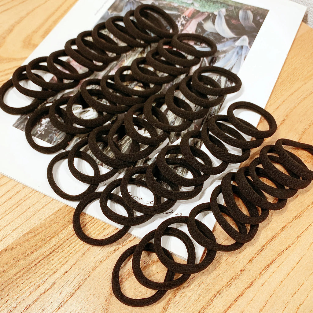 Women's Elastic Hair Bands – High Stretch, Multi-Color Pack