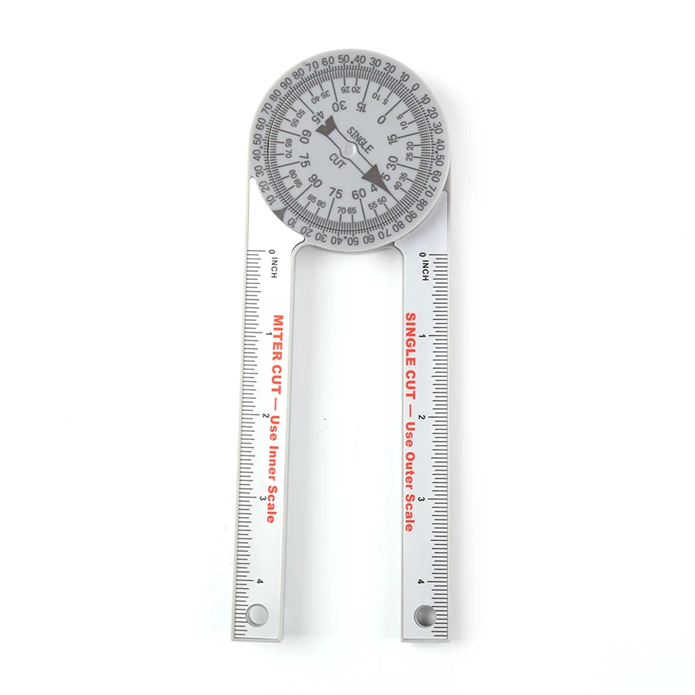 Miter Saw Protractor & Angle Finder — ABS 360-Degree Measuring Tool