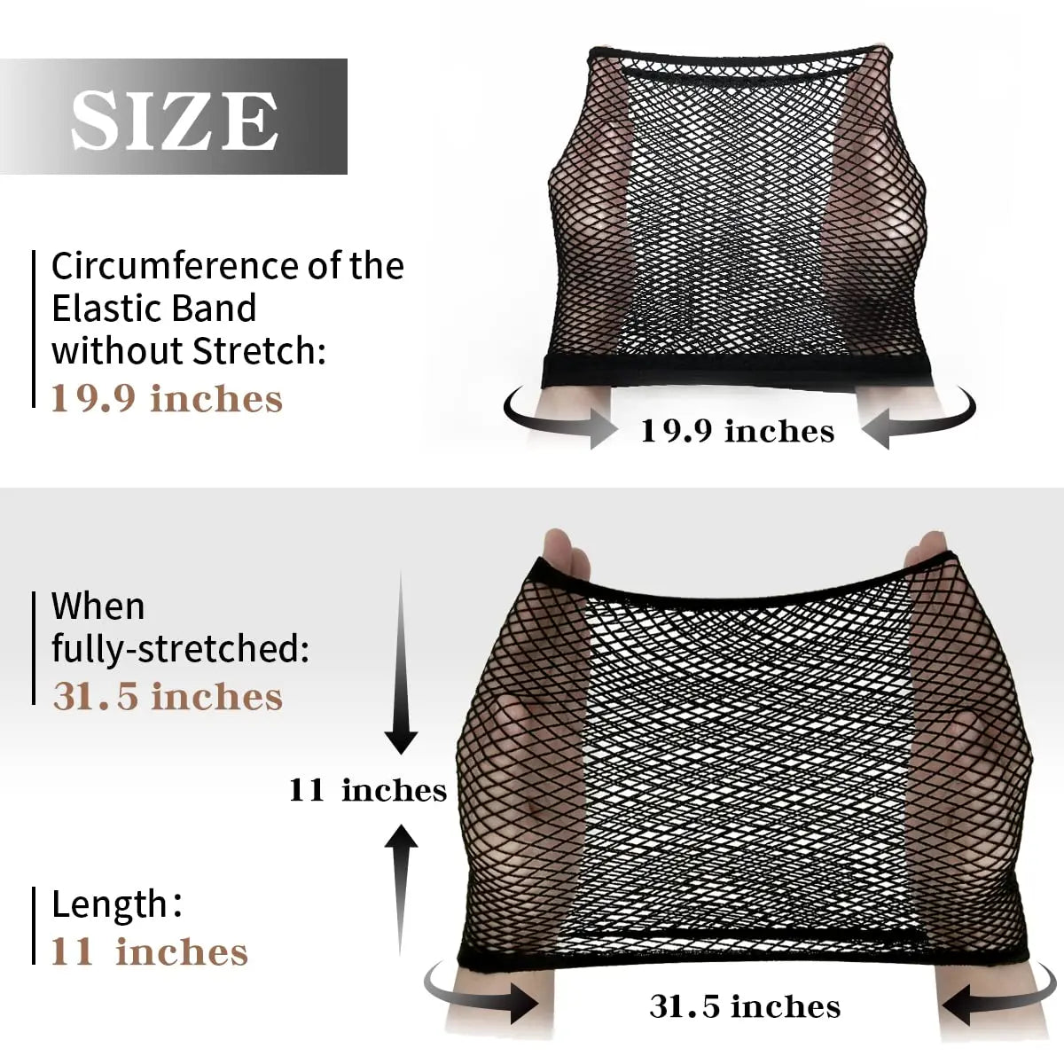 Mesh Wig Cap — Closed End