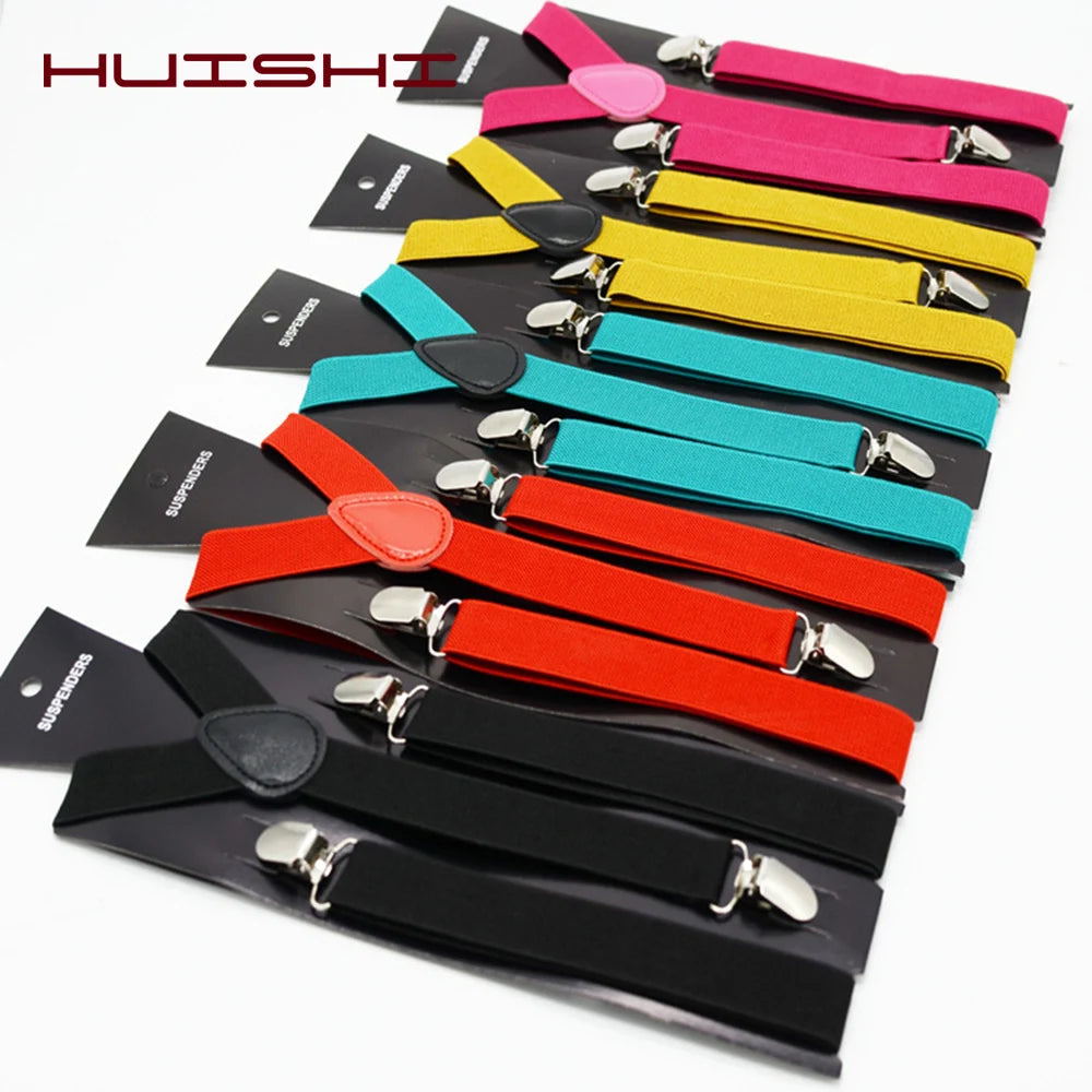 Unisex Elastic Suspenders with Bow Tie Option | The Daily Drop