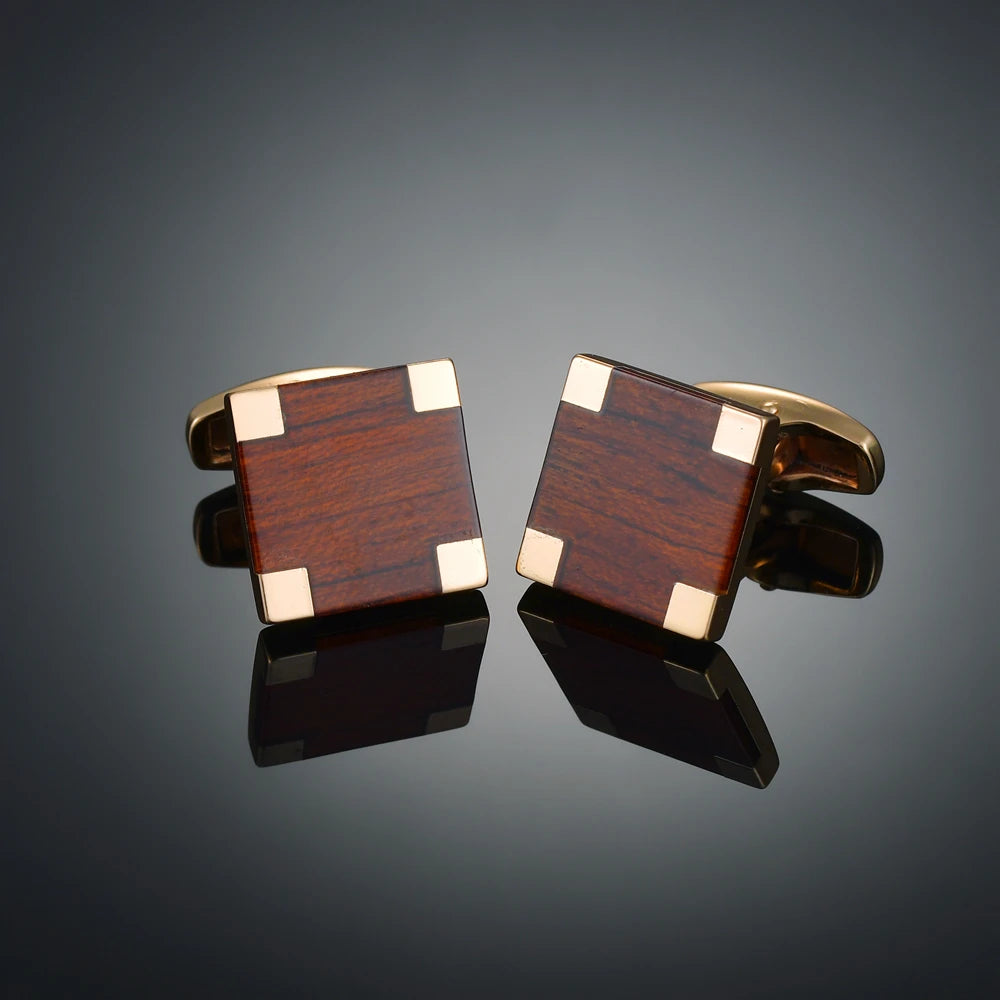 Gem & Enamel Craft Cufflinks | Unisex Decorative Shirt Accessories