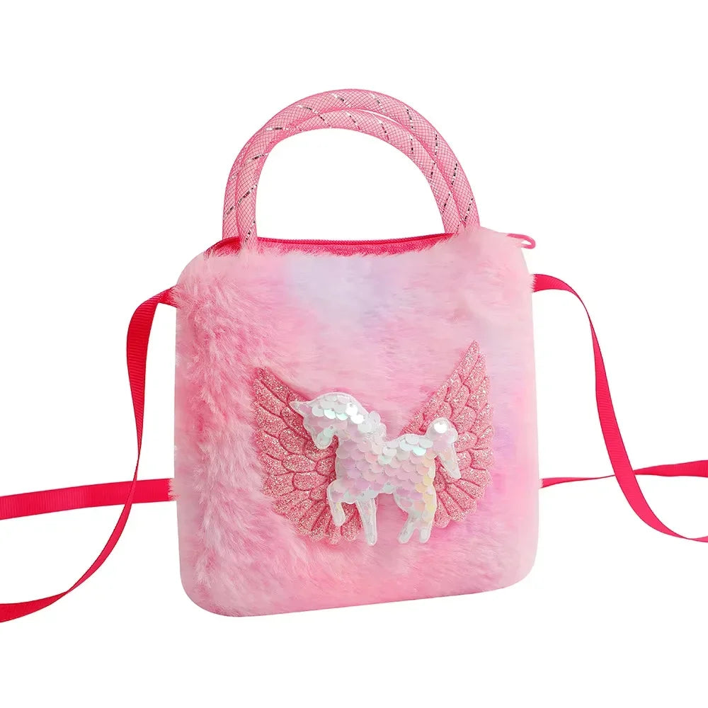 Kids Unicorn Crossbody Bag – Cute Girls Shoulder Purse for Party & Everyday