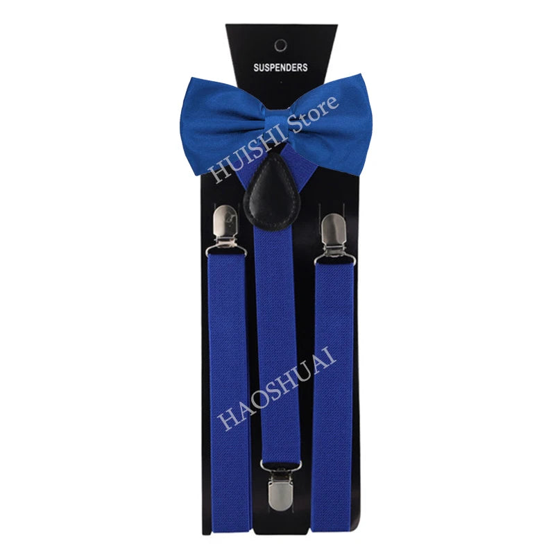 Unisex Elastic Suspenders with Bow Tie Option | The Daily Drop