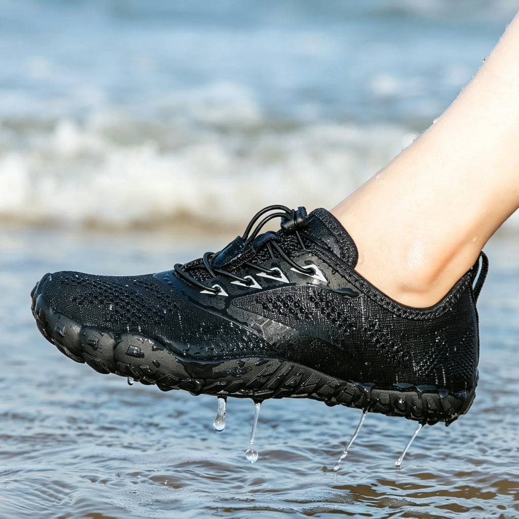 Wide Toe Barefoot Shoes | Men's Minimalist Water Shoes for Trail Running & Climbing