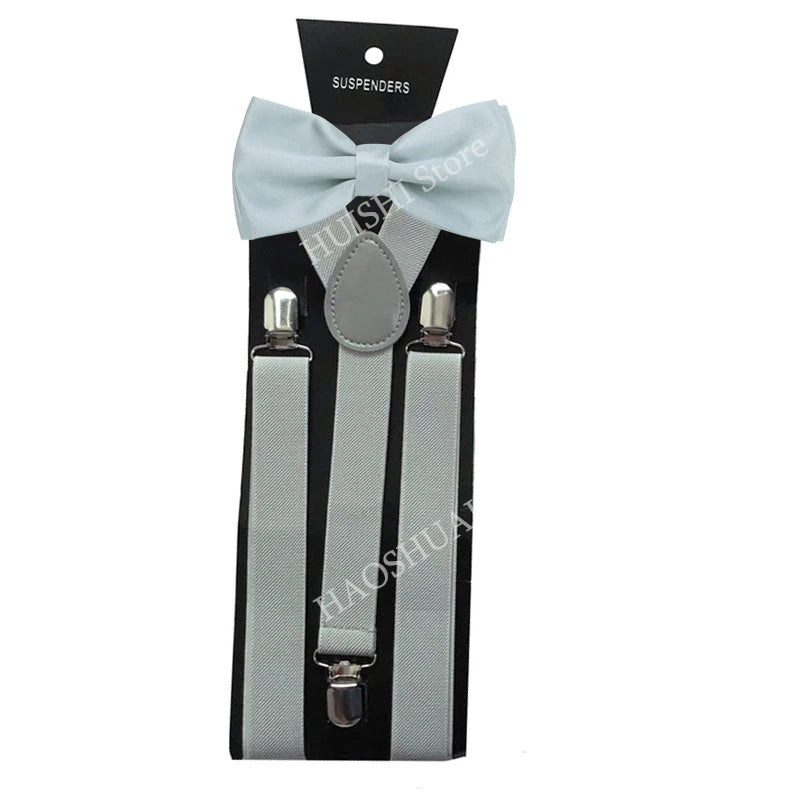 Unisex Elastic Suspenders with Bow Tie Option | The Daily Drop