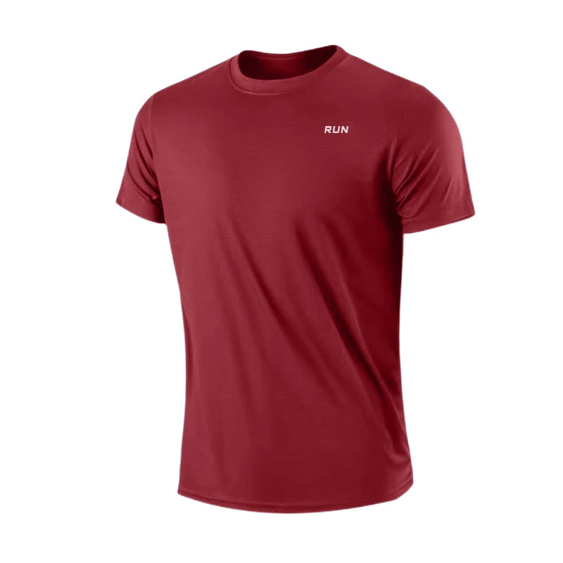 Men's Quick-Dry Athletic T-Shirt – Moisture Wicking, Gym & Running, Sizes M-4XL