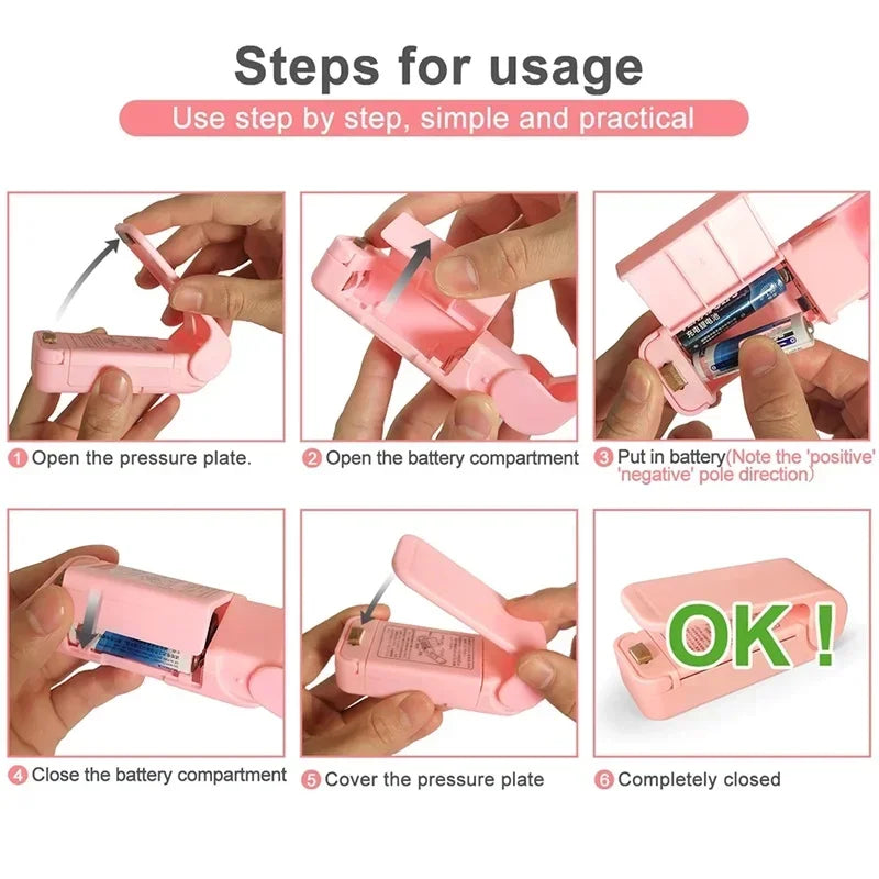 Mini Portable Bag Sealer – Handheld Heat Sealing Machine