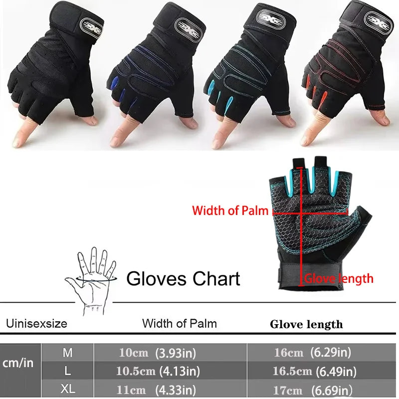Gym Gloves with Wrist Support