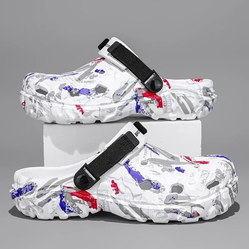 Plus Size Men's Clogs (Size 40–49) – Lightweight EVA Outdoor Sandals